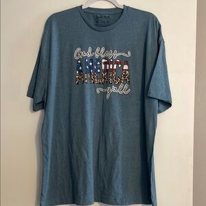 God Bless America Y’all- t-shirt 2XL